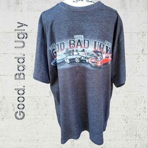 Mens Muscle Cars Gray tee shirt
